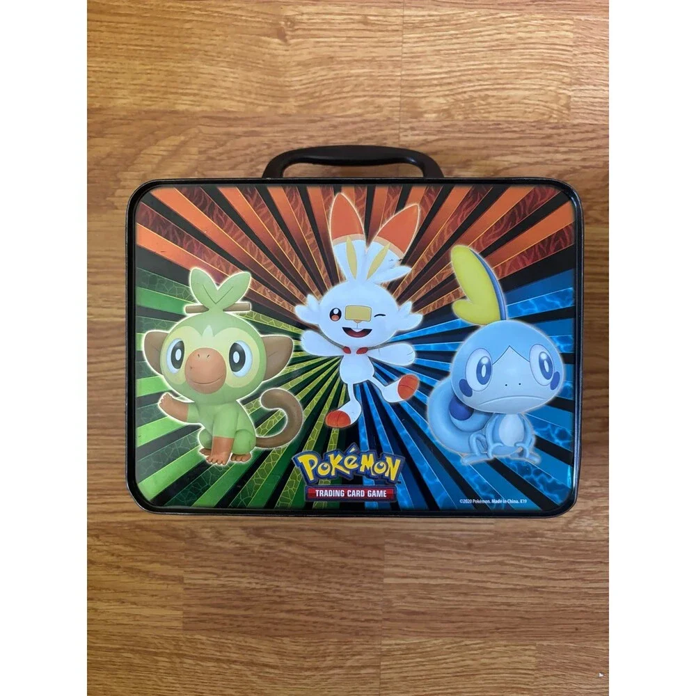 Pokemon TCG Spring 2020 Collector Chest Tin Zacian Zamazenta EMPTY Lunchbox